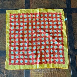 Vintage 100% Acetate Scarf